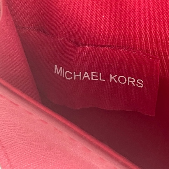 Michael Kors Red Wallet with Gold Hardware - Picture 7 of 16